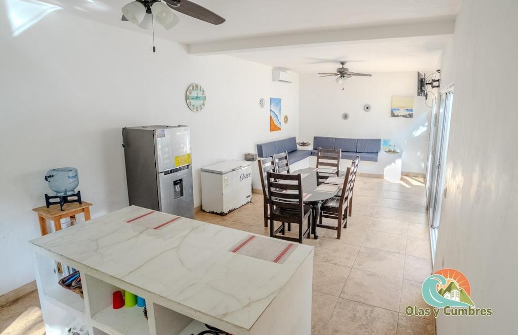 Køkken eller tekøkken på Villa Los Delfines 1