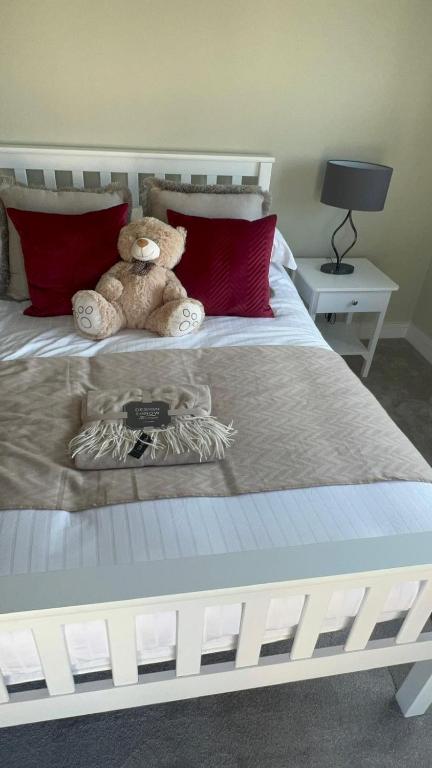 Ένα ή περισσότερα κρεβάτια σε δωμάτιο στο Bright Dundalk Homestay