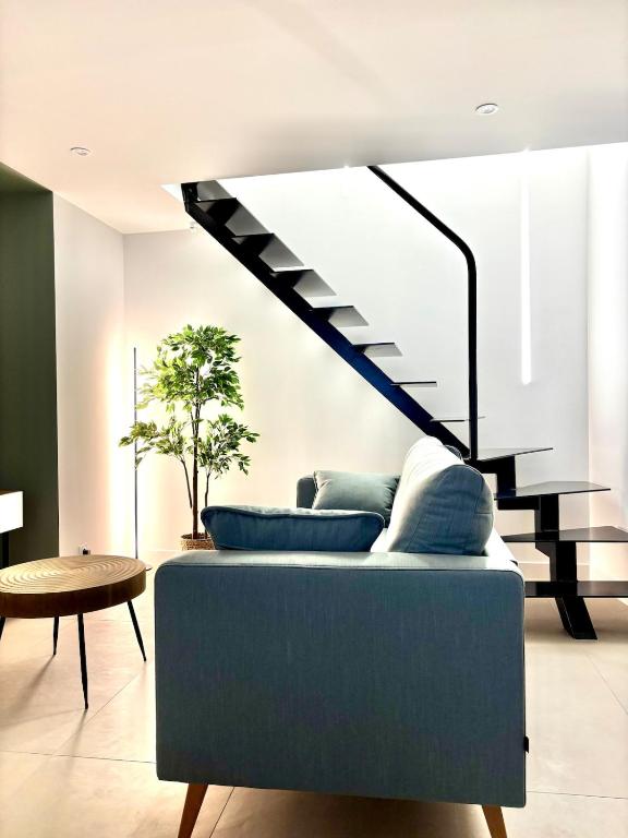 Posezení v ubytování Magnifique appartement au pied de la citadelle