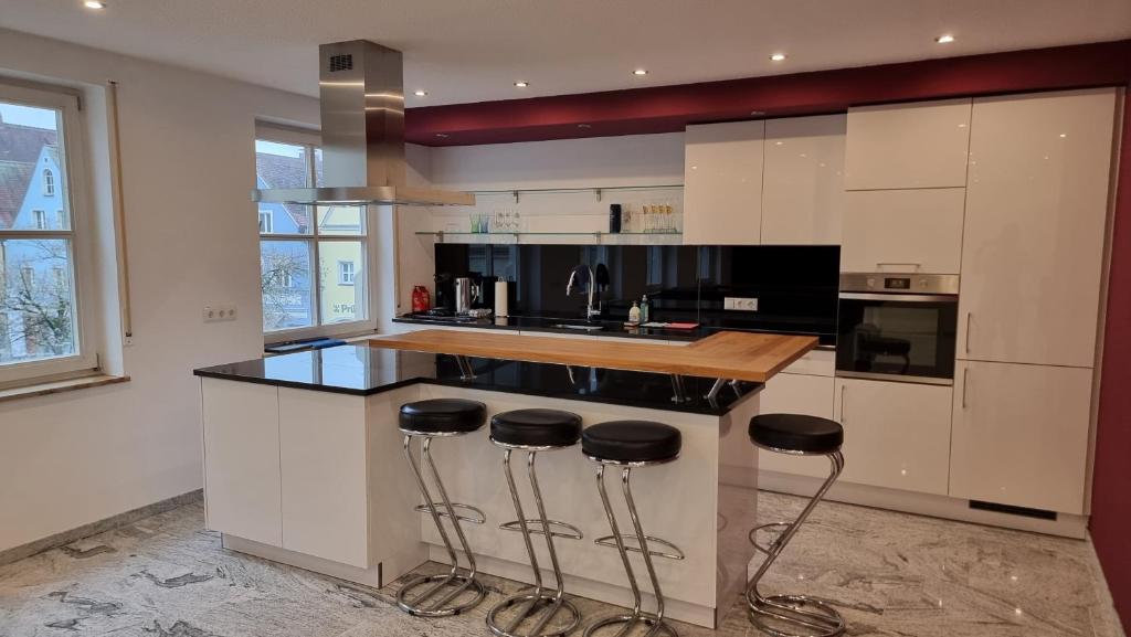 Kuchyň nebo kuchyňský kout v ubytování Eigentumswohnung Altstadt Weiden