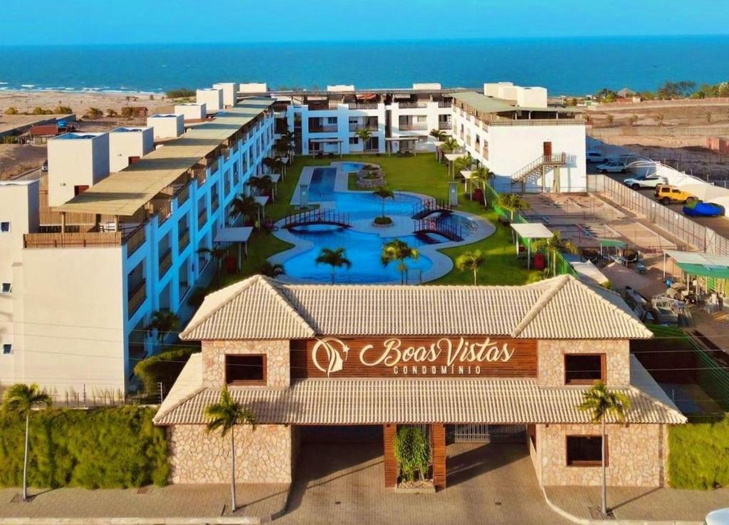 En generel havudsigt eller havudsigten taget fra lejlighedshotellet