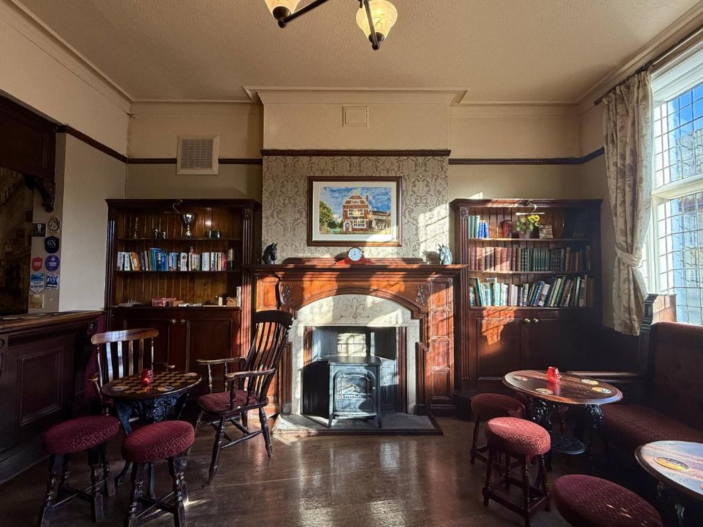 Et opholdsområde på The Black Horse Inn