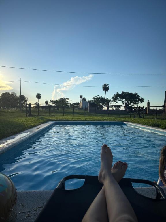 Bazén v ubytování Casa Azul nebo v jeho okolí