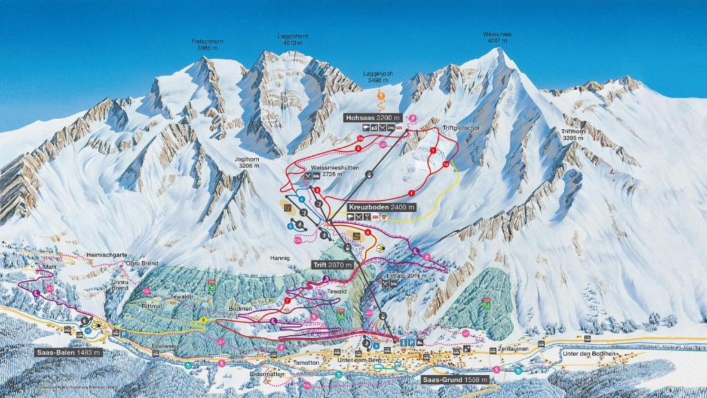 Üldine mäevaade või majutusasutusest Haus Silence - Berge & Sonne im Saastal Ski Wandern Familie Haustiere pildistatud vaade