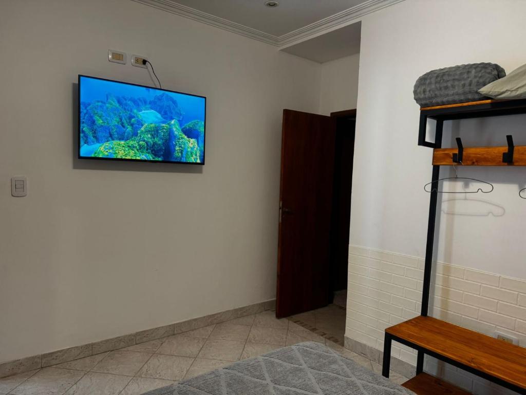 TV a/nebo společenská místnost v ubytování El Aljibe III