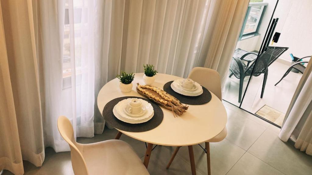 Posezení v ubytování Flat novinho, perto de TUDO - Conforto total