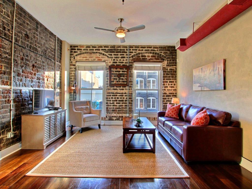 Posezení v ubytování Soho Suite