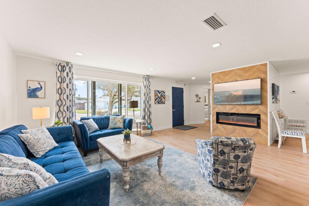 Posezení v ubytování 384 Harbor Drive