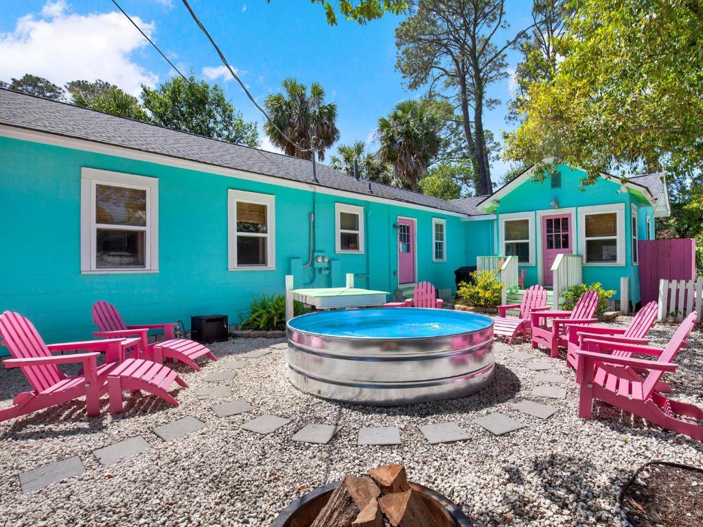 Το κτήριο όπου στεγάζεται  η παραθεριστική κατοικία