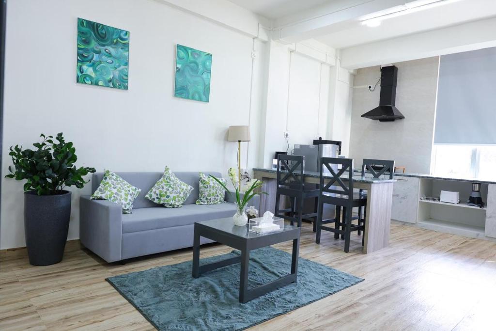 Kuchyň nebo kuchyňský kout v ubytování La Lola