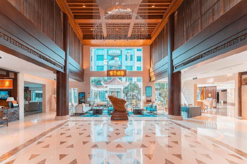 Χώρος καθιστικού στο Huangshan Shuguang Yusong Hotel