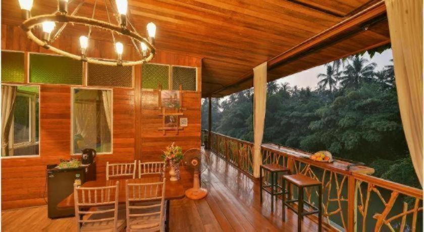 Balkón nebo terasa v ubytování Tamsabai Resort