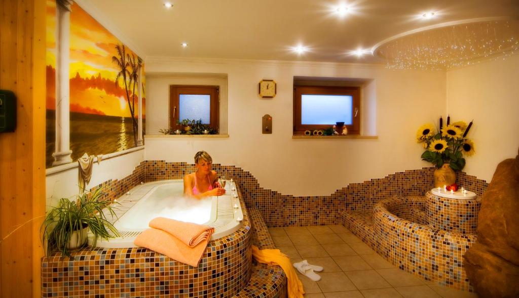 Posezení v ubytování Garni Hotel Geier