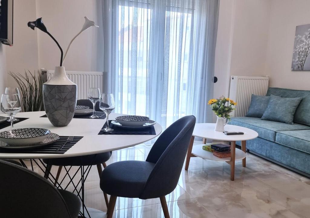 Χώρος καθιστικού στο Dream Home Veria