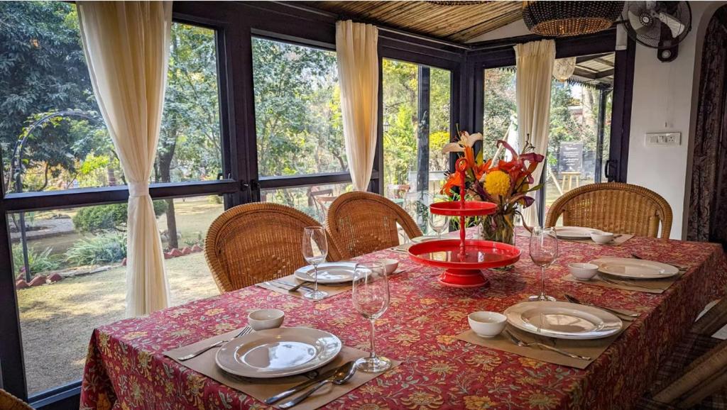 Zahrada ubytování Barefoot House