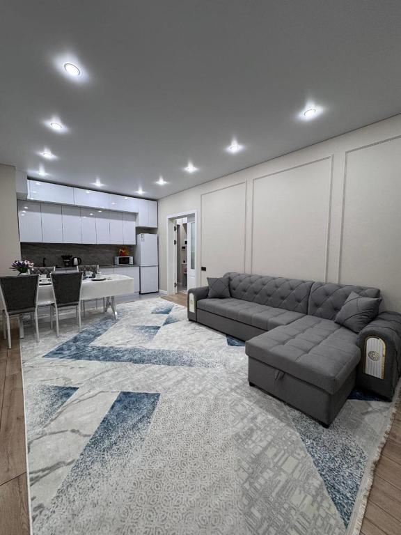 Χώρος καθιστικού στο Апартаменты в ЖК 4YOU