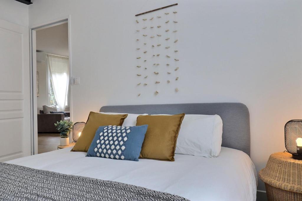 Ένα ή περισσότερα κρεβάτια σε δωμάτιο στο Le Bosco