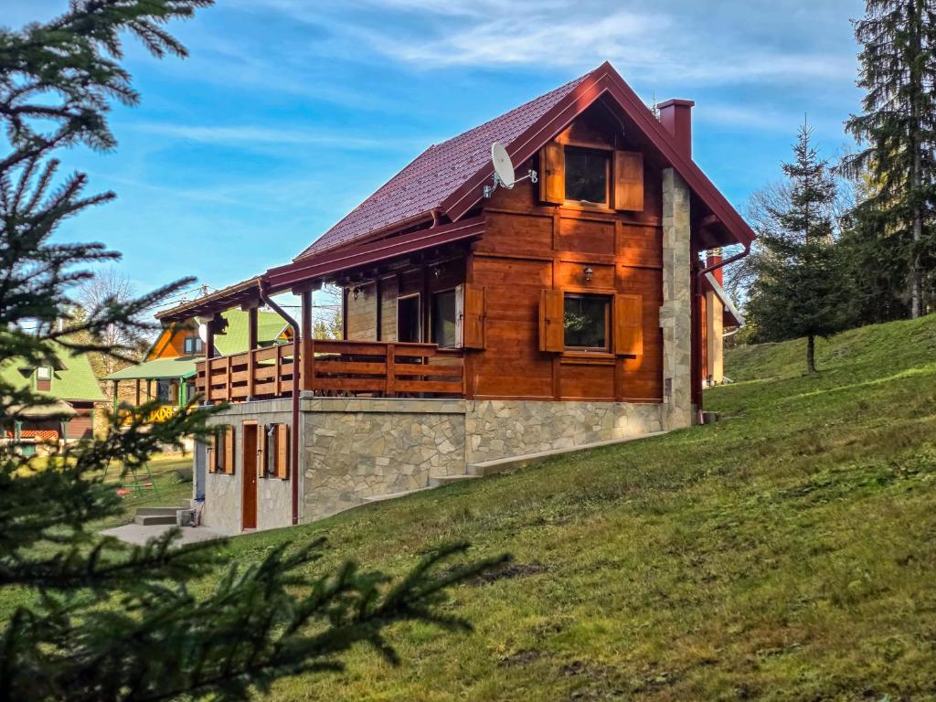a house on top of a hill at BRVNARA MASA i MEDO in Zaovine