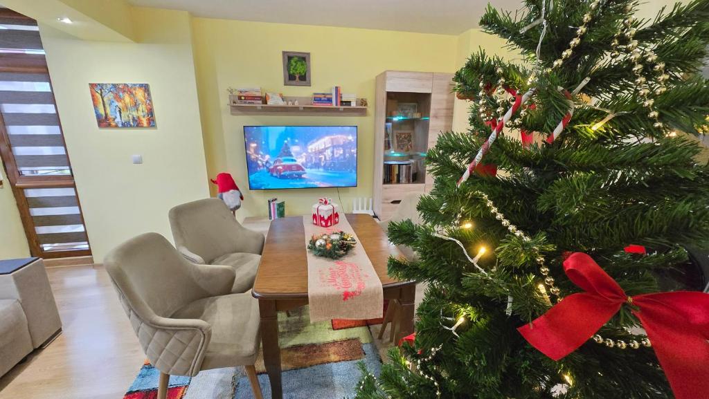 TV a/nebo společenská místnost v ubytování Eti's Home - Top location & Free garage