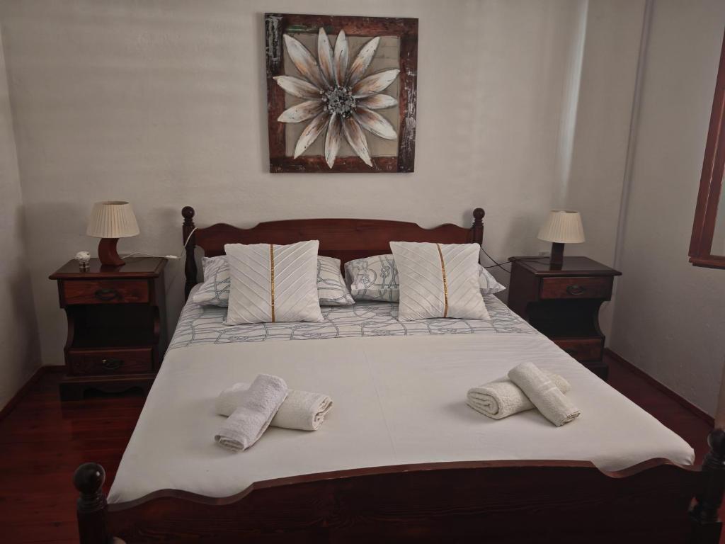 Giường trong phòng chung tại apartman house Bjedov