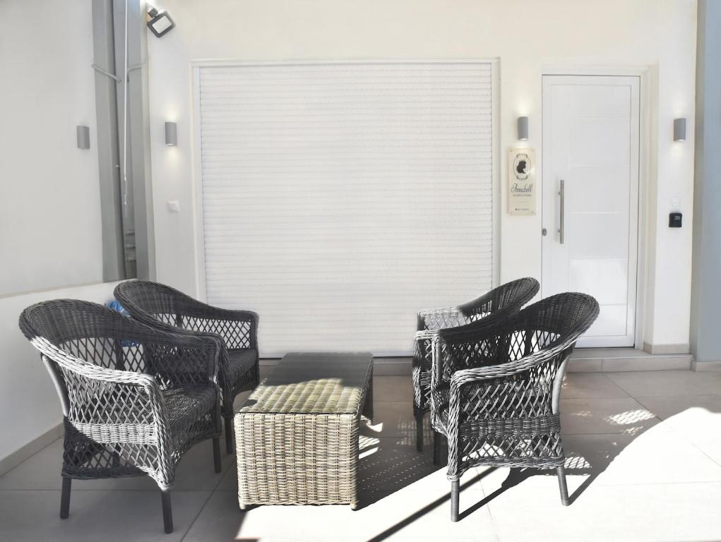 Χώρος καθιστικού στο Annabell Houses & Rooms