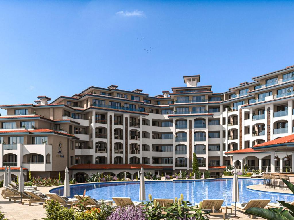 Bazén v ubytování Sanders Solemare By the Sea nebo v jeho okolí