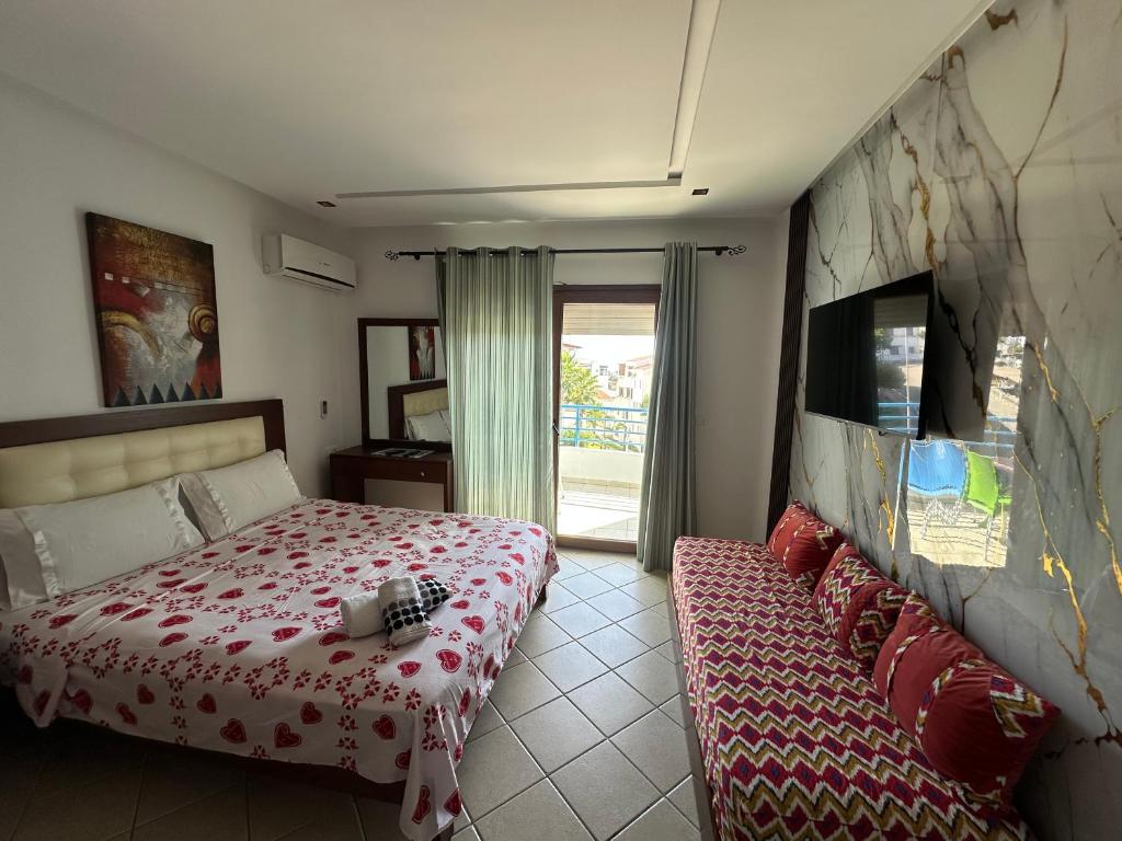 Ένα ή περισσότερα κρεβάτια σε δωμάτιο στο BEST DREAM Spot