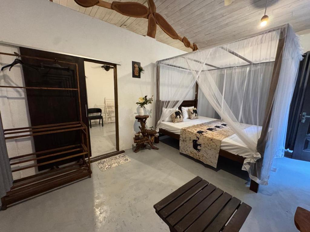 Ένα ή περισσότερα κρεβάτια σε δωμάτιο στο Acmi Villa with River View