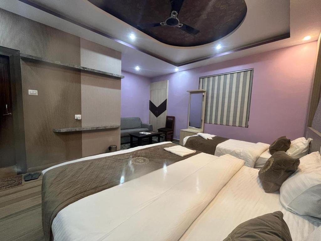 Ένα ή περισσότερα κρεβάτια σε δωμάτιο στο Mount View