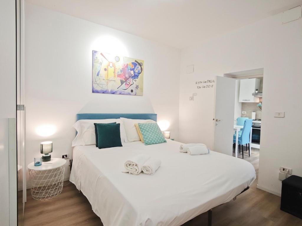 Ένα ή περισσότερα κρεβάτια σε δωμάτιο στο GialloSole