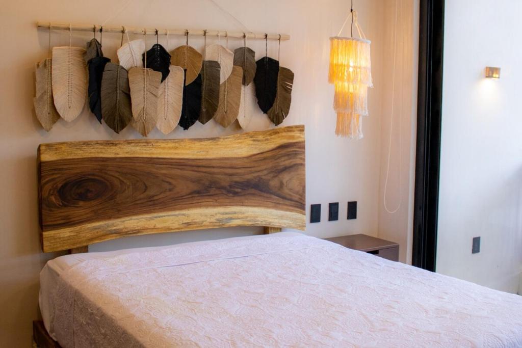 Postel nebo postele na pokoji v ubytování Native 5203 Lux 2BR Condo in Tulum