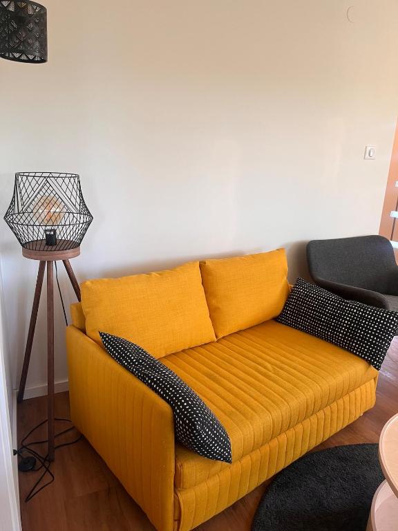 Χώρος καθιστικού στο Appartement meublé