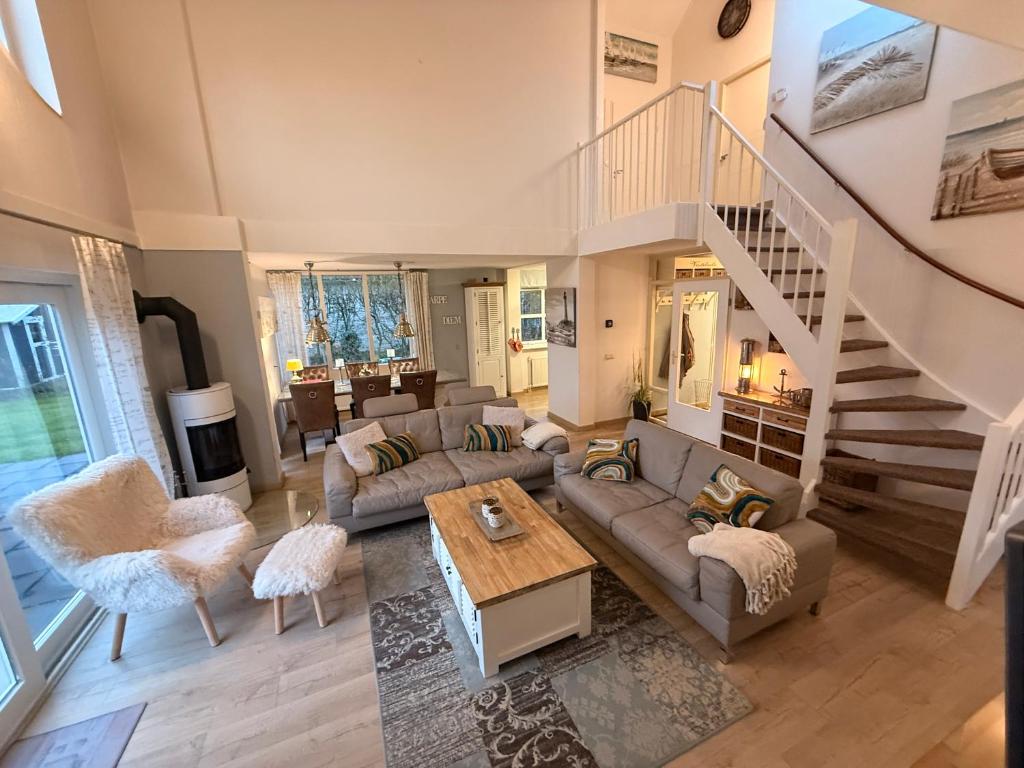 Χώρος καθιστικού στο Villa Ooghduyne 82