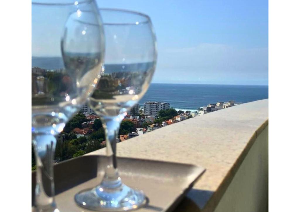 En generel havudsigt eller havudsigten taget fra lejlighedshotellet