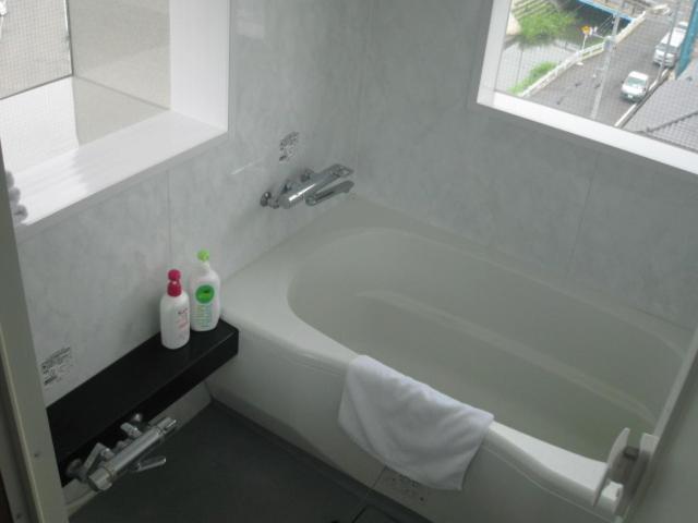 Koupelna v ubytování Sakura Hotel Oami