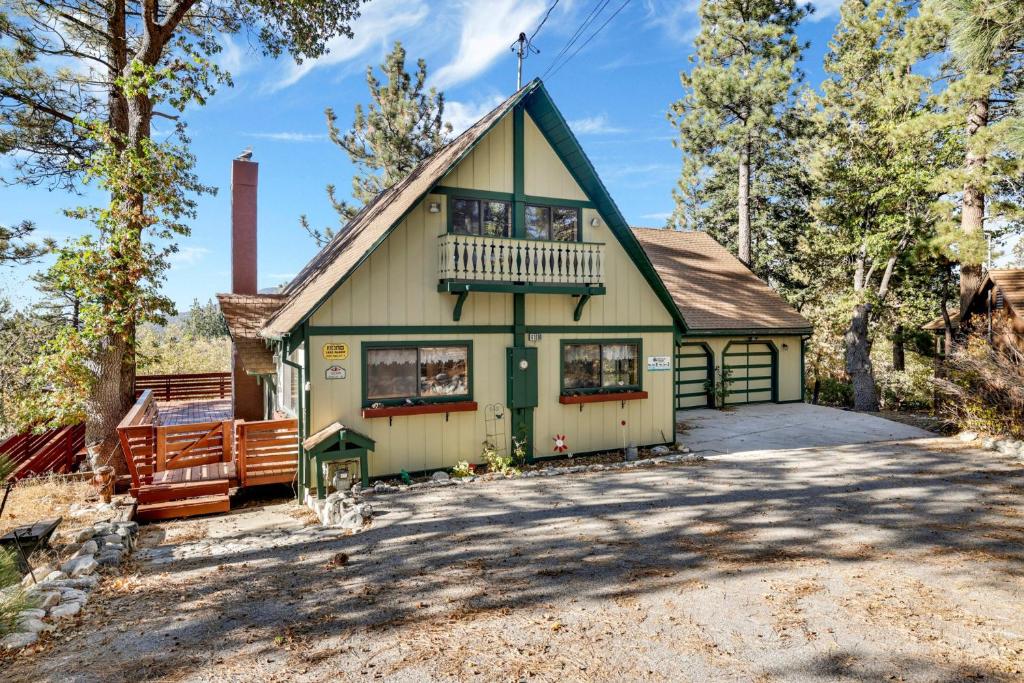 Bygningen som feriehuset ligger i