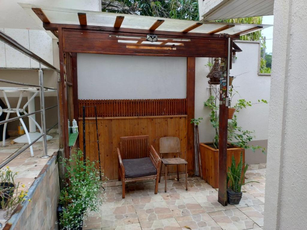 Αίθριο ή υπαίθριος χώρος στο Recanto Morada Amazônica