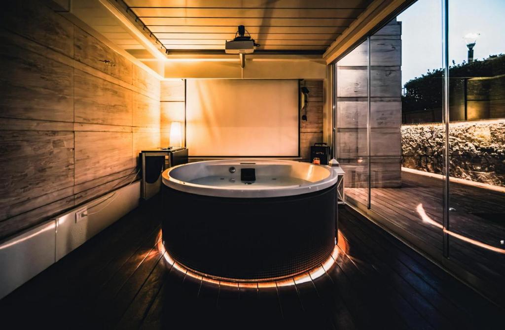 Koupelna v ubytování Domus Aqua Luxury Apartment