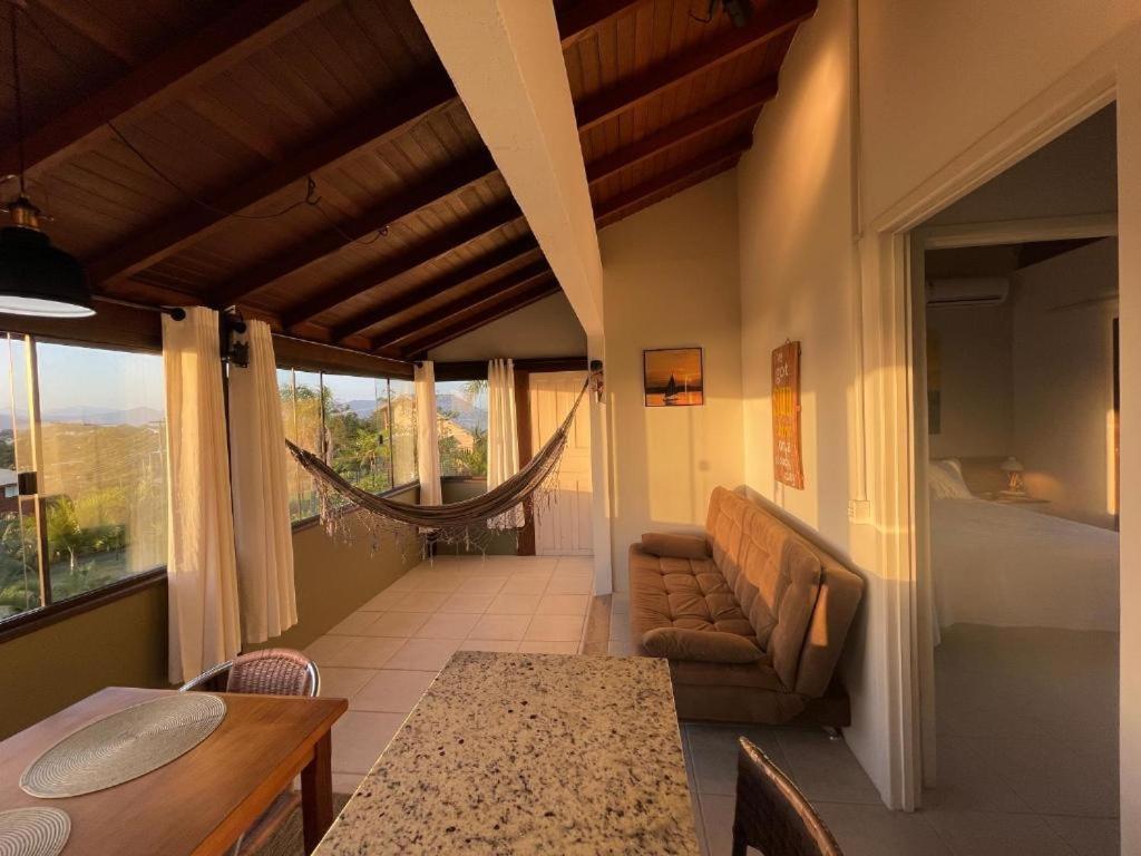 Posezení v ubytování Pousada Mirante Dom Pedro