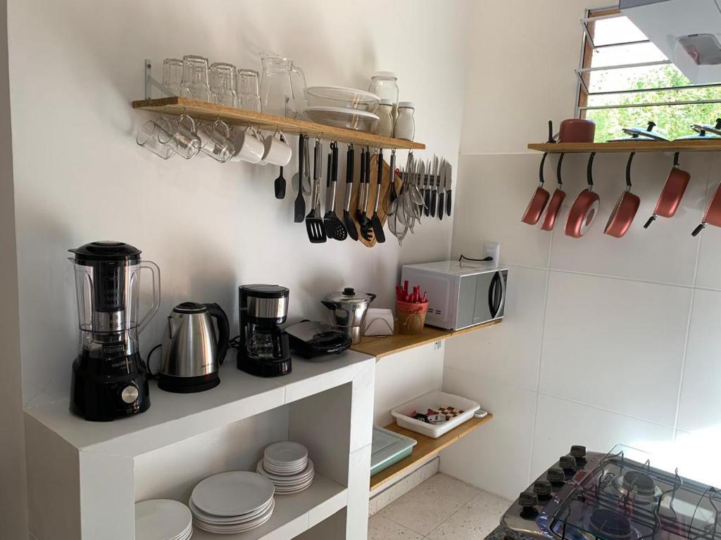 Η κουζίνα ή μικρή κουζίνα στο CASA da CHi