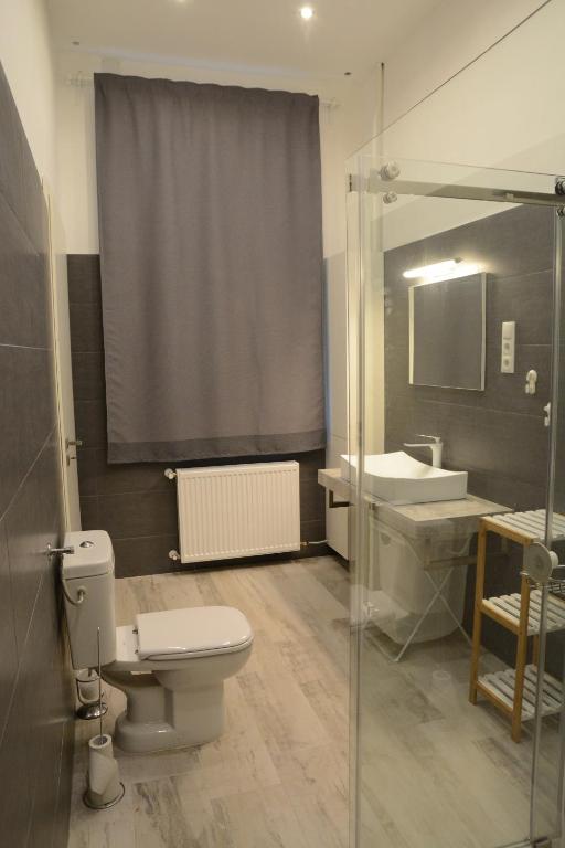 Kúpeľňa v ubytovaní Kiraly Art Apartment