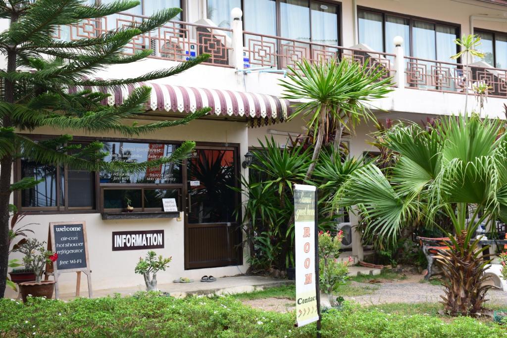 Zahrada ubytování Samui Guest House