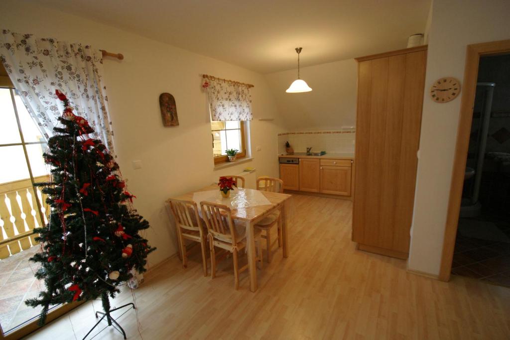 Kuchyň nebo kuchyňský kout v ubytování Apartments Karmen