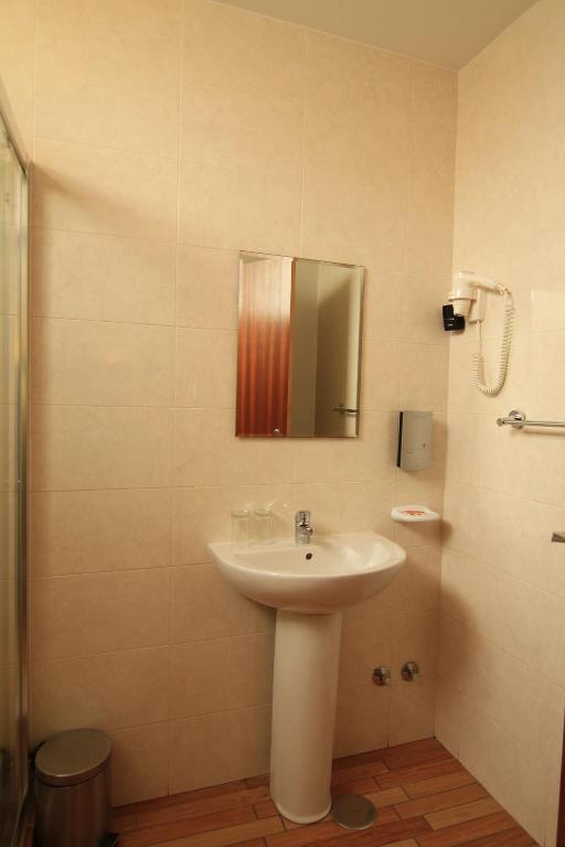 Koupelna v ubytování Hotel Santa Maria