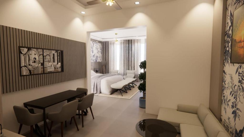 Giường trong phòng chung tại Enrise By Sayaji Bareilly