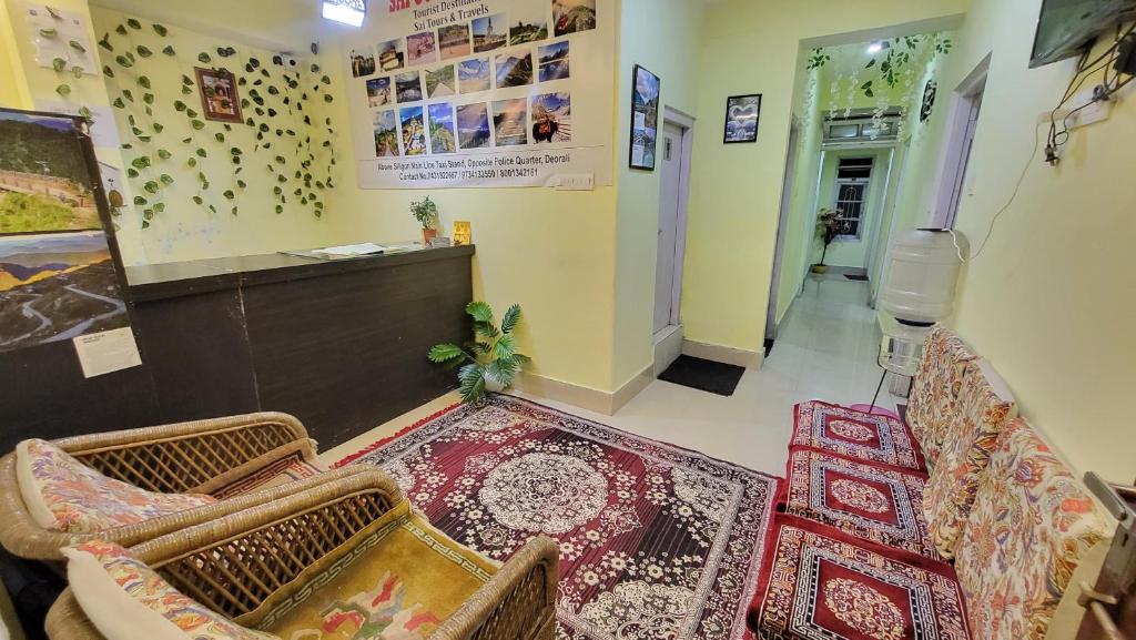 Posezení v ubytování SAI Guest House at Gangtok Taxi Stand