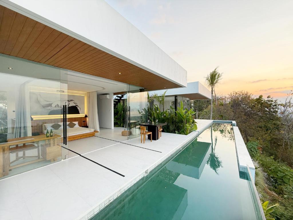 Μπαλκόνι ή βεράντα στο Baliwood - Ocean View Lovina