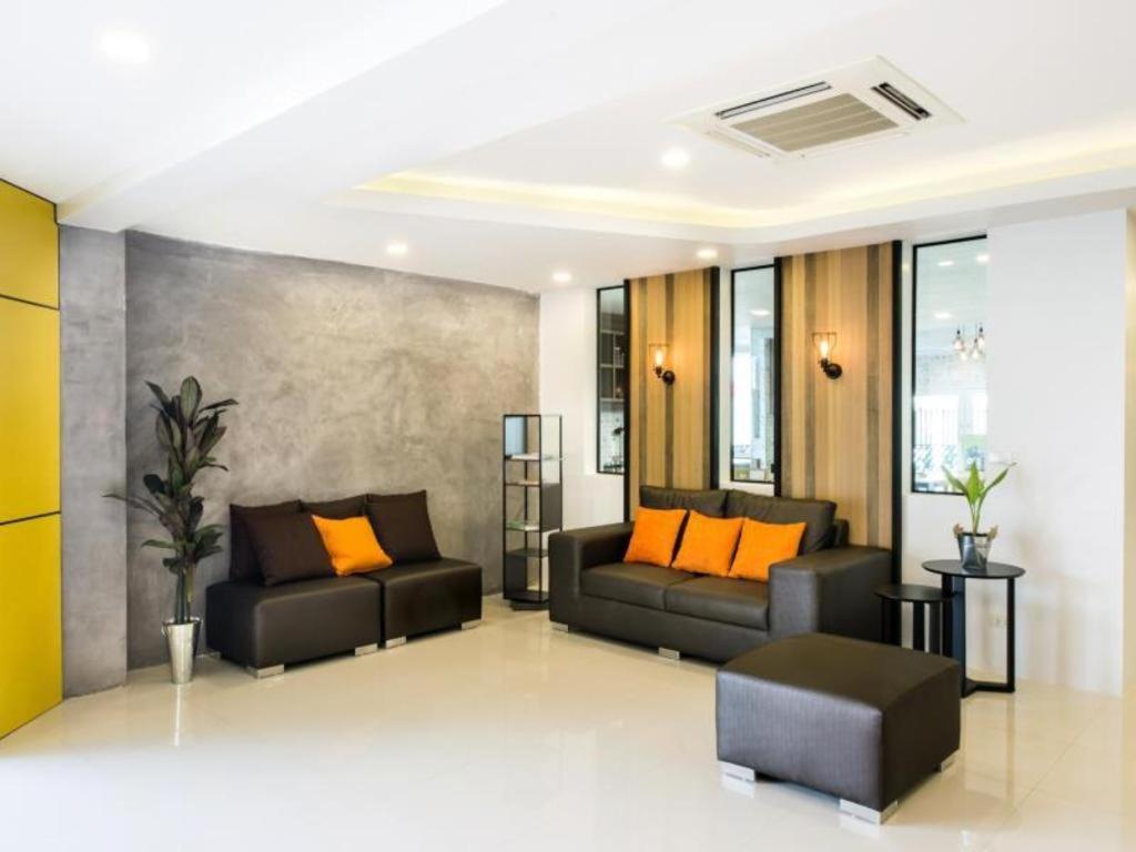 Posezení v ubytování The Circle Hotel