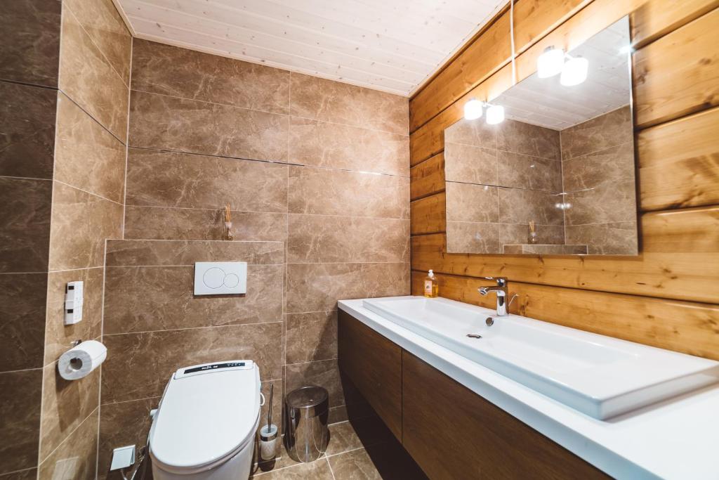 Koupelna v ubytování Rannatamme Villa