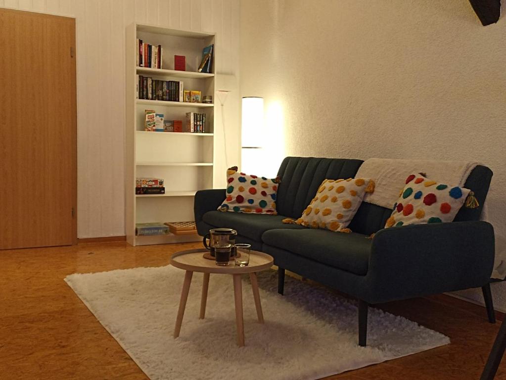Posezení v ubytování Stadt-Loft mit Dachterrasse
